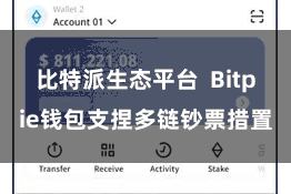 比特派生态平台  Bitpie钱包支捏多链钞票措置