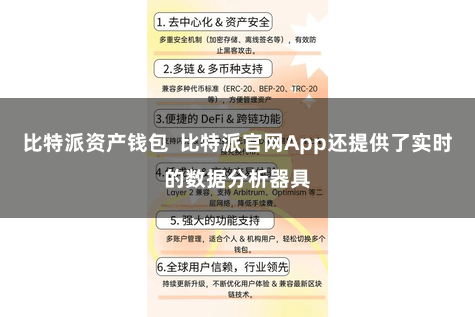 比特派资产钱包  比特派官网App还提供了实时的数据分析器具